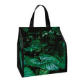 Natural Tropical Leaf Print Insulated Lunch Tote