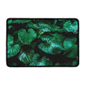 Natural Tropical Leaf Print Kitchen Mat
