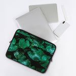 Natural Tropical Leaf Print Laptop Sleeve