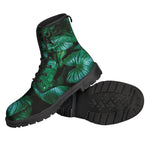 Natural Tropical Leaf Print Backpack