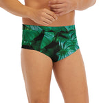 Natural Tropical Leaf Print Men's Briefs