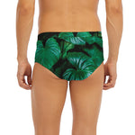 Natural Tropical Leaf Print Men's Briefs
