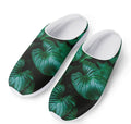 Natural Tropical Leaf Print Mesh Casual Shoes