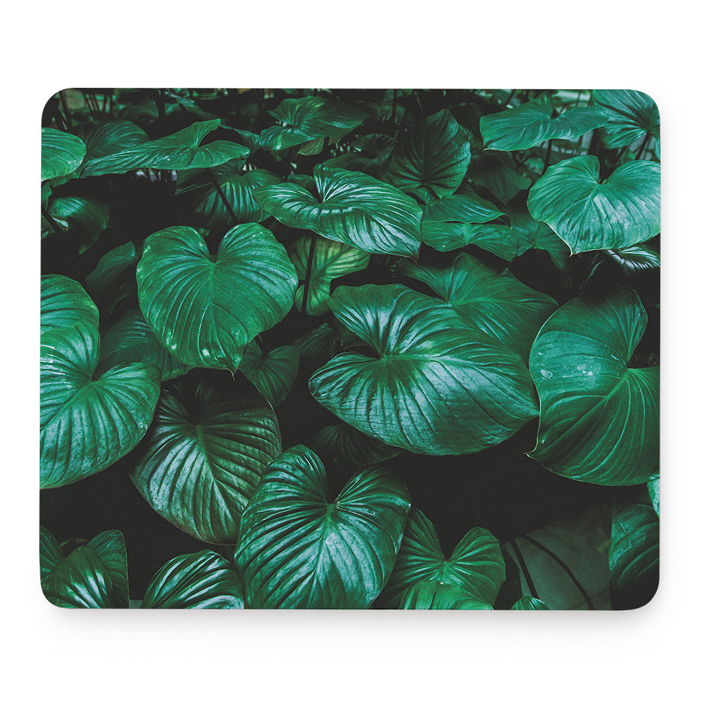 Natural Tropical Leaf Print Mouse Pad