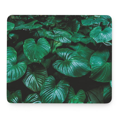 Natural Tropical Leaf Print Mouse Pad