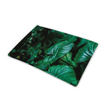 Natural Tropical Leaf Print Pet Cooling Mat Cover