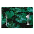 Natural Tropical Leaf Print Placemat