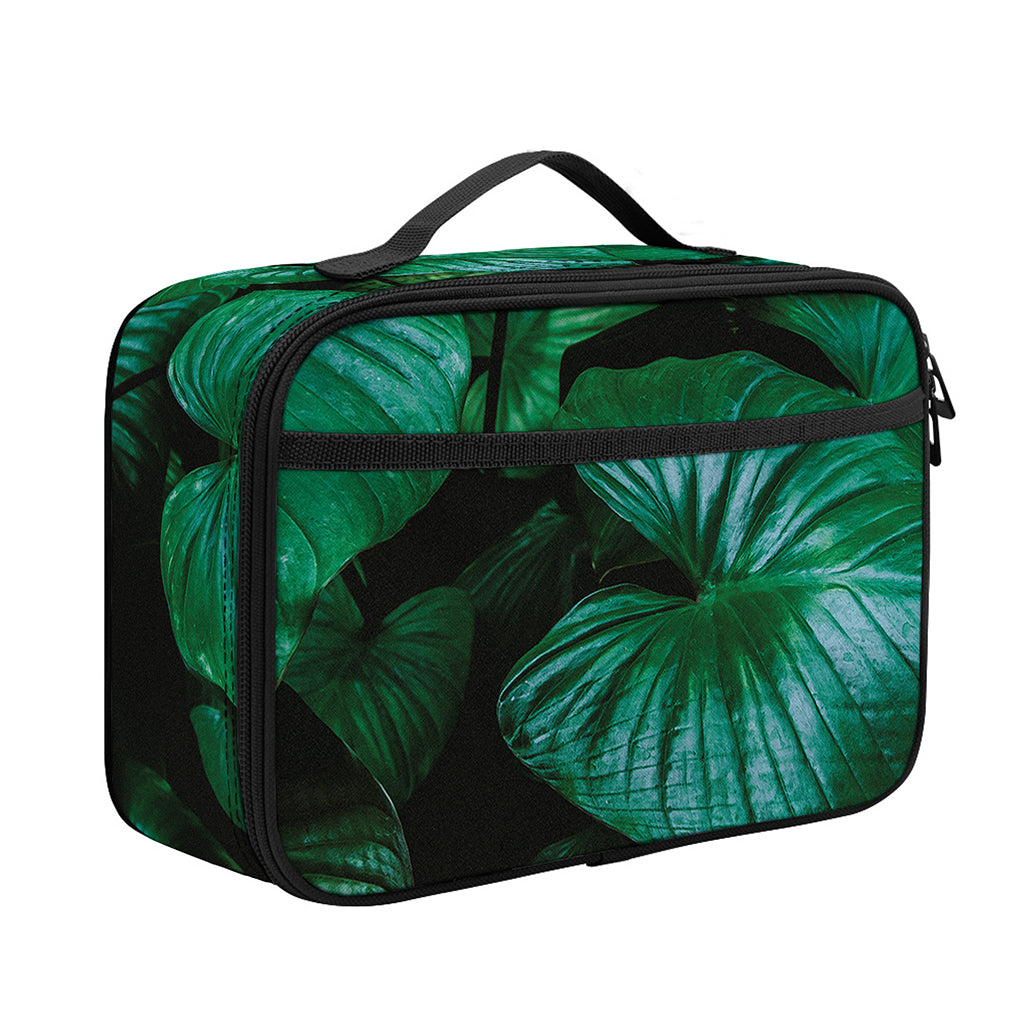 Natural Tropical Leaf Print Portable Lunch Bag
