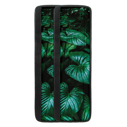 Natural Tropical Leaf Print Refrigerator Handle Covers