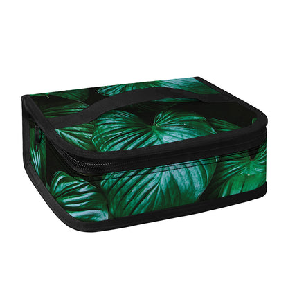 Natural Tropical Leaf Print Small Lunch Bag