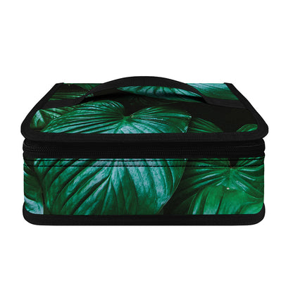 Natural Tropical Leaf Print Small Lunch Bag