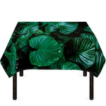 Natural Tropical Leaf Print Tablecloth