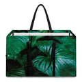 Natural Tropical Leaf Print Utility Tote Bag