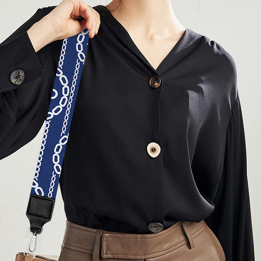 Nautical Anchor Pattern Print Bag Strap