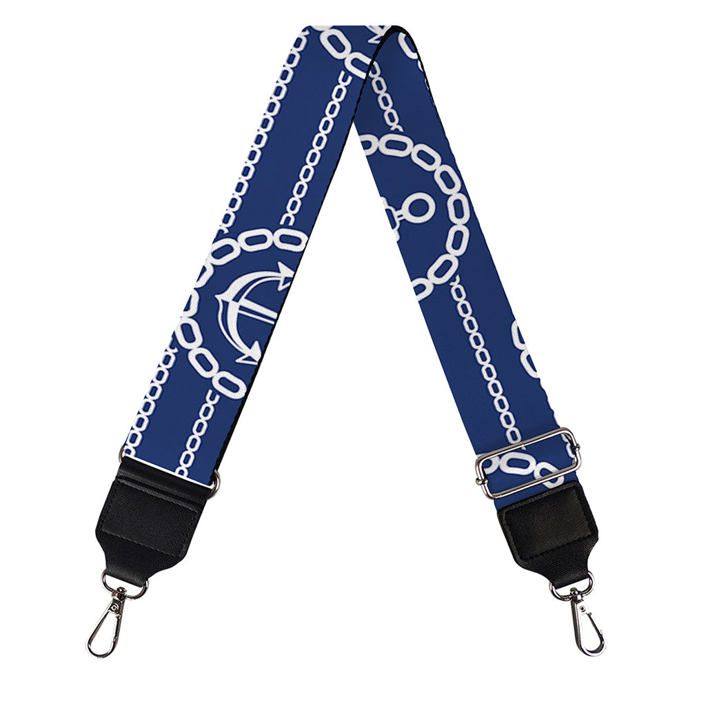 Nautical Anchor Pattern Print Bag Strap