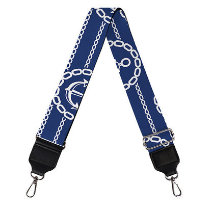 Nautical Anchor Pattern Print Bag Strap