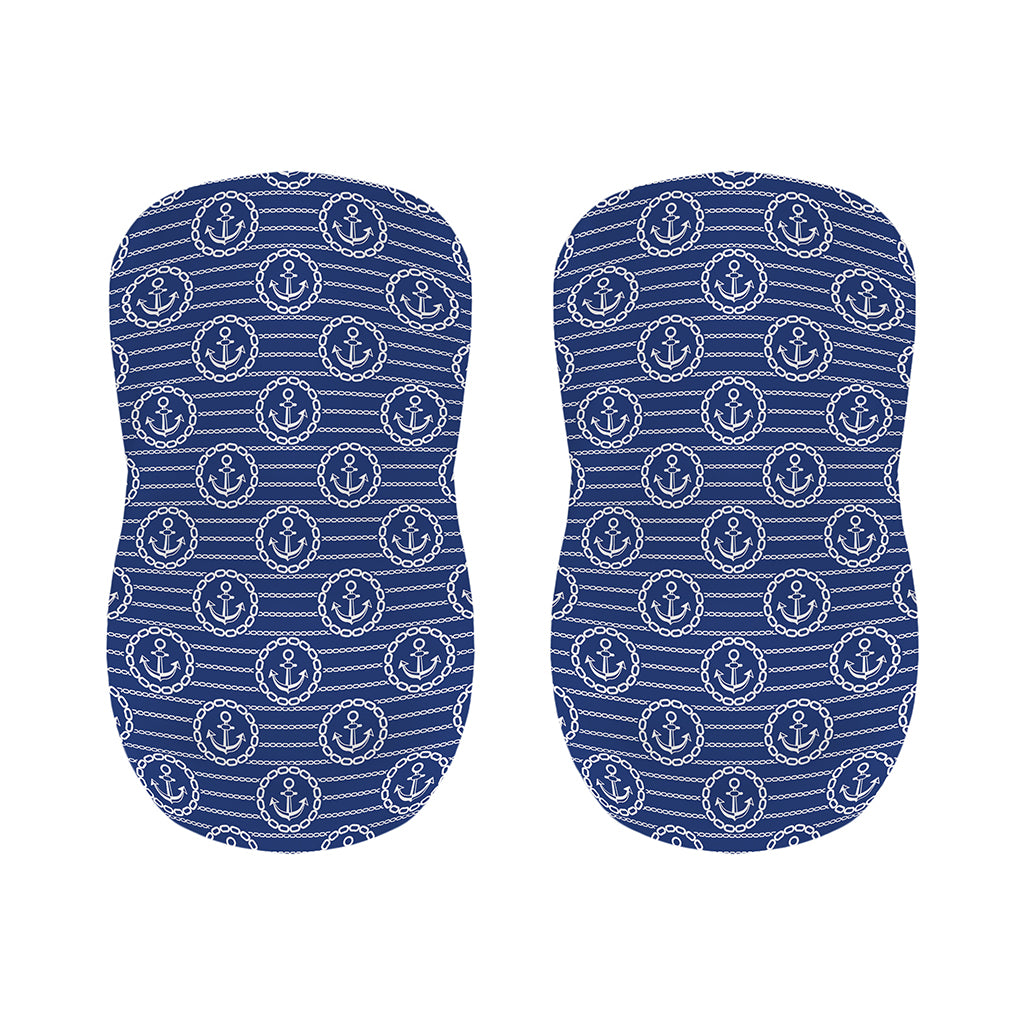 Nautical Anchor Pattern Print Bar Stool Covers