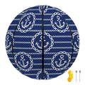 Nautical Anchor Pattern Print Basketball