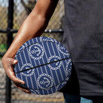 Nautical Anchor Pattern Print Basketball