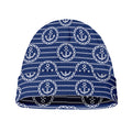 Nautical Anchor Pattern Print Beanie