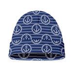 Nautical Anchor Pattern Print Beanie