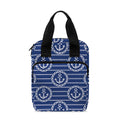 Nautical Anchor Pattern Print Bible Tote Bag