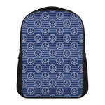 Nautical Anchor Pattern Print Casual Backpack