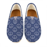 Nautical Anchor Pattern Print Casual Shoes