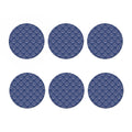 Nautical Anchor Pattern Print Coaster Set
