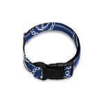 Nautical Anchor Pattern Print Dog Collar