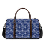 Nautical Anchor Pattern Print Duffle Bag