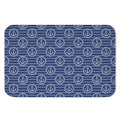 Nautical Anchor Pattern Print Indoor Door Mat