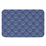 Nautical Anchor Pattern Print Indoor Door Mat