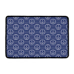 Nautical Anchor Pattern Print Kitchen Mat