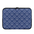 Nautical Anchor Pattern Print Laptop Sleeve