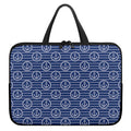 Nautical Anchor Pattern Print Laptop Sleeve With Handle