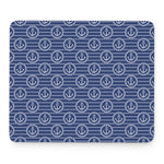 Nautical Anchor Pattern Print Mouse Pad