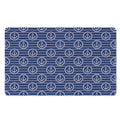 Nautical Anchor Pattern Print Polyester Doormat
