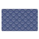 Nautical Anchor Pattern Print Polyester Doormat