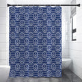 Nautical Anchor Pattern Print Premium Shower Curtain
