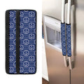 Nautical Anchor Pattern Print Refrigerator Handle Covers