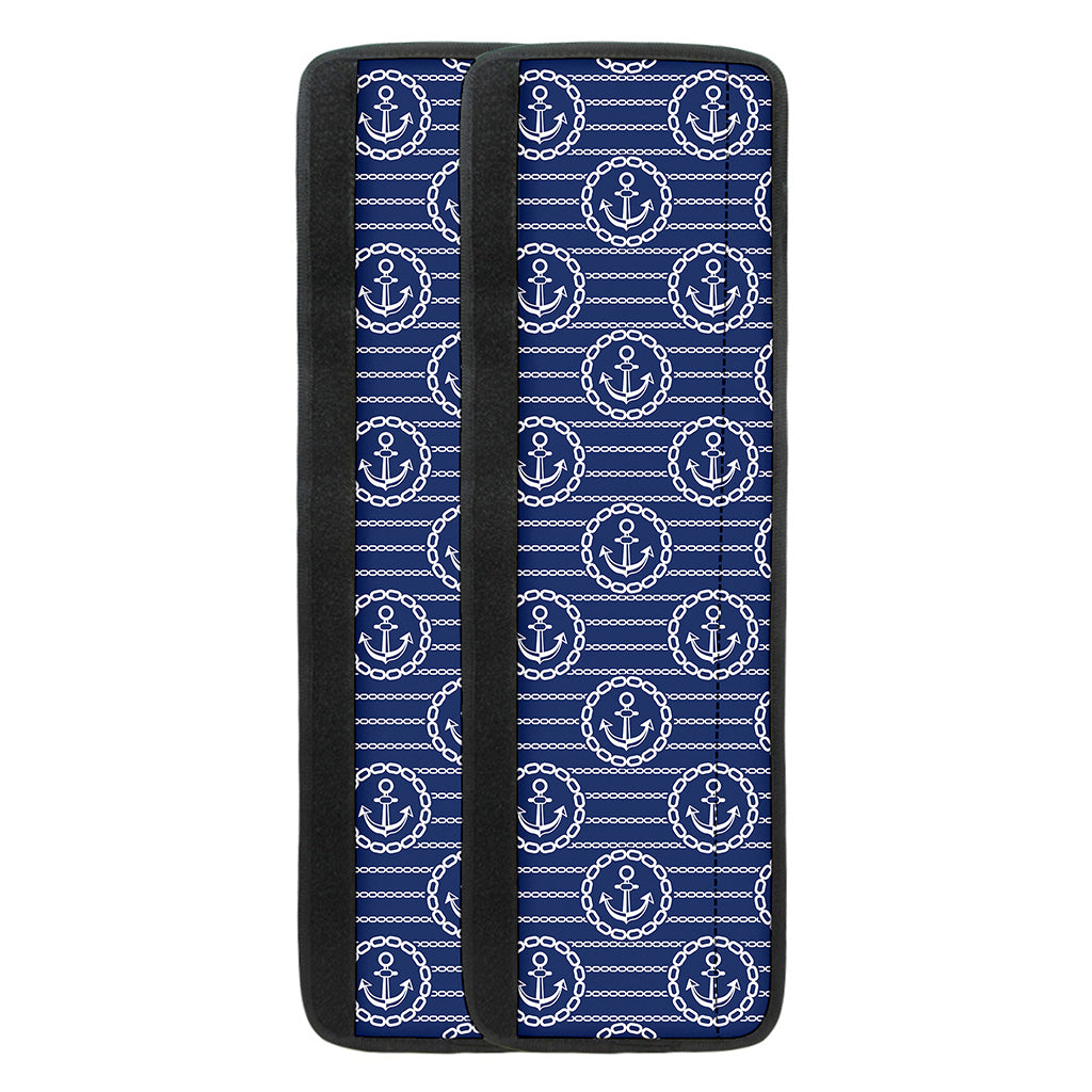 Nautical Anchor Pattern Print Refrigerator Handle Covers