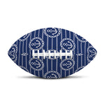 Nautical Anchor Pattern Print Rugby Ball