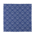 Nautical Anchor Pattern Print Silk Bandana