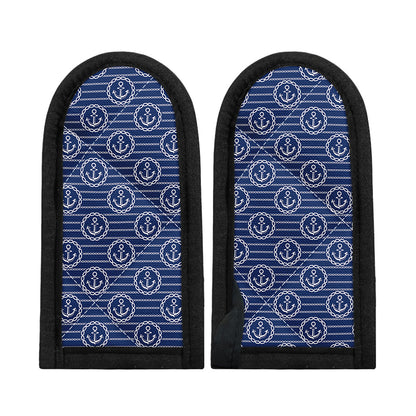 Nautical Anchor Pattern Print Skillet Handle Cover