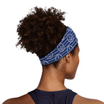 Nautical Anchor Pattern Print Sports Headband