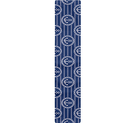 Nautical Anchor Pattern Print Table Runner