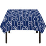 Nautical Anchor Pattern Print Tablecloth