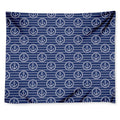 Nautical Anchor Pattern Print Tapestry