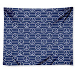 Nautical Anchor Pattern Print Tapestry